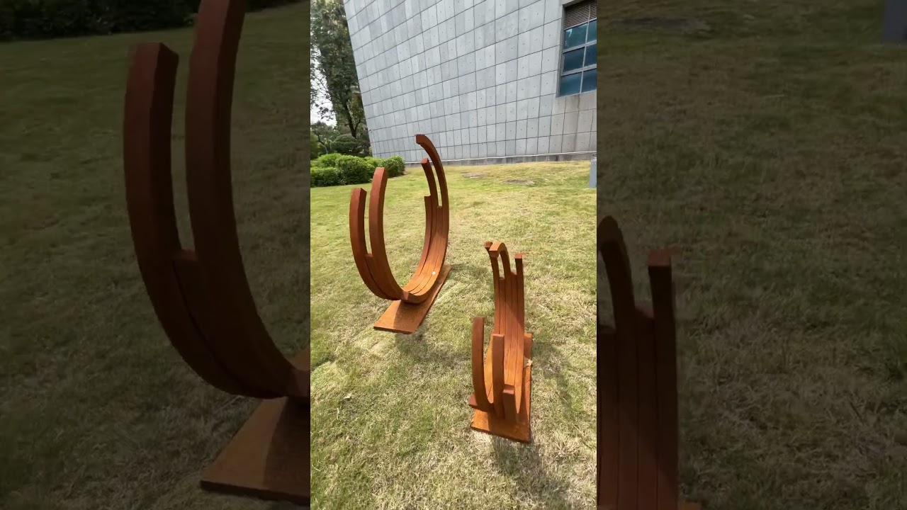 Indoor Home Decorations Corten Steel Sculpture #modernsculpture #landscapedesign #artwork #sculptors