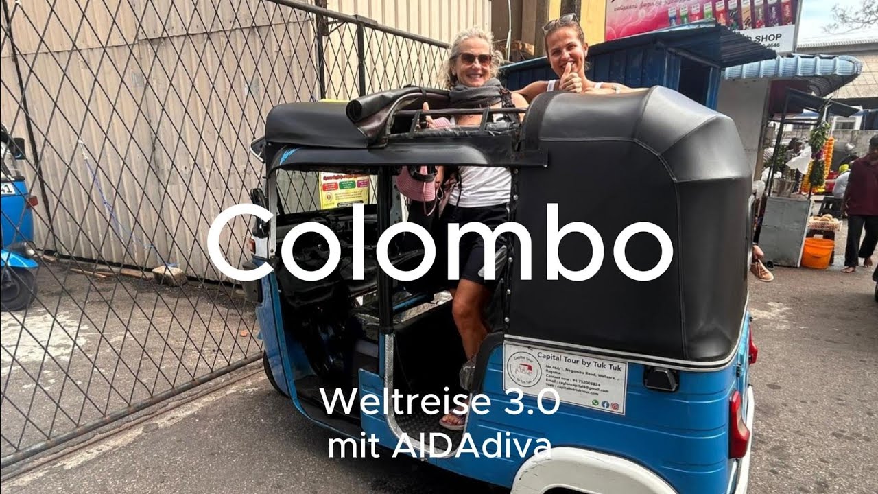 Unser Tag in Colombo 🌏 ~ Weltreise mit AIDAdiva 
