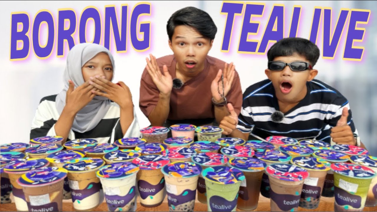 AKU BORONG SEMUA MENU DI TEALIVE UNTUK ADIK!
