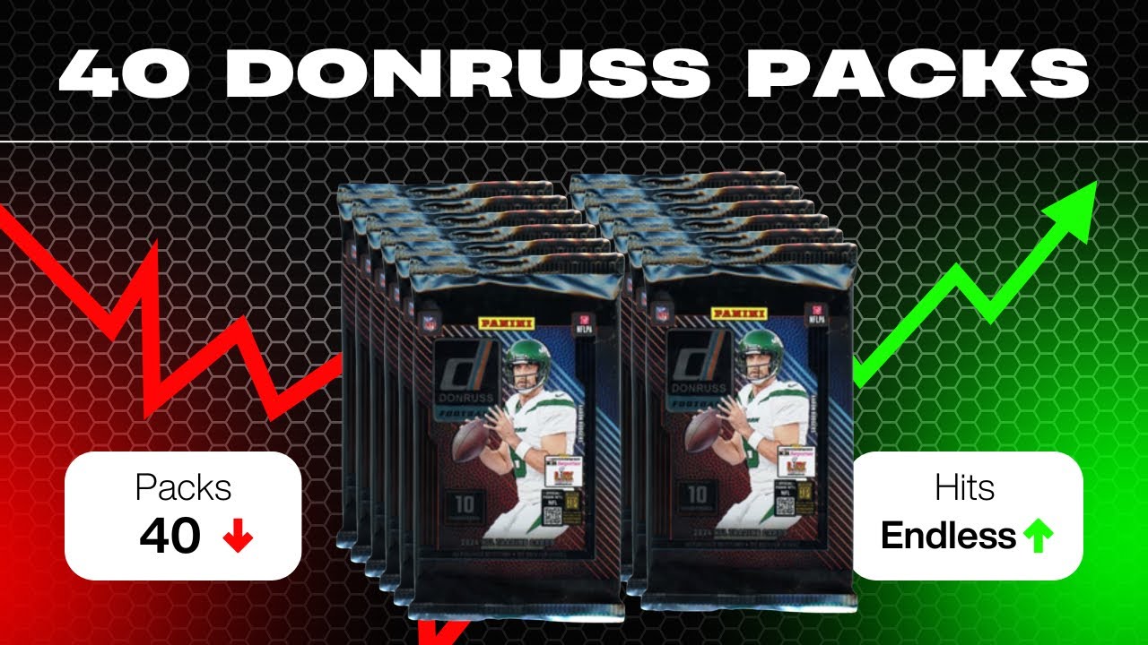 Opening 40 Donruss Blaster Packs👀 DOWNTOWN HUNTING
