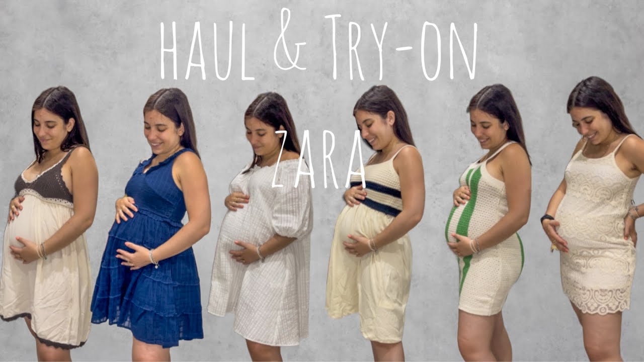HAUL & TRY ON ZARA | EMBARAZADA 🤰🏻🐣