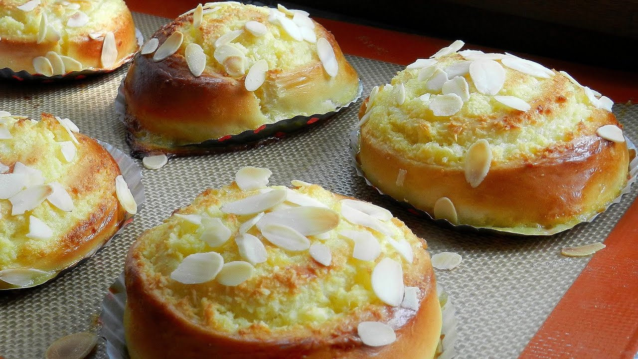3 delicious sweet soft bread - coconut and raisins