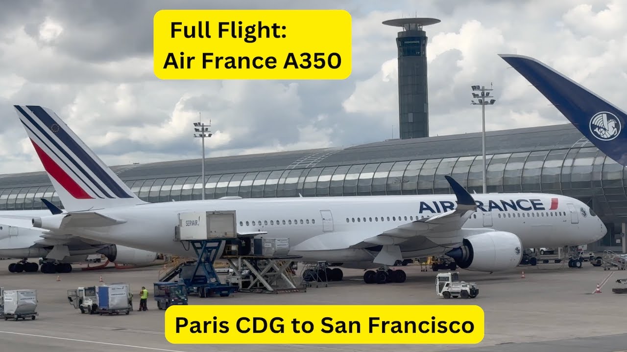 AIR FRANCE A350 - Full Flight Greenland Views - AF82 - Paris CDG to San Francisco