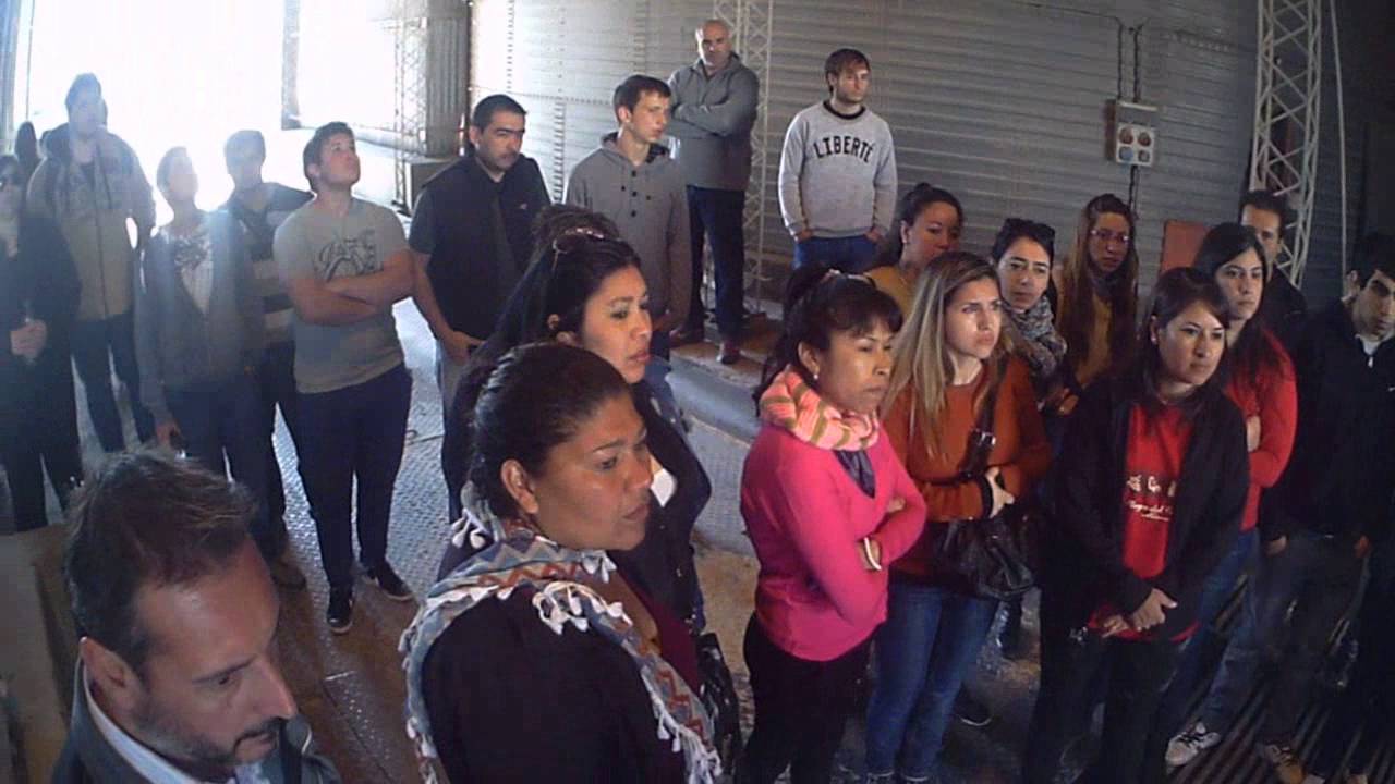 PERITO GRANOS PERGAMINO. VISITA A PLANTA DE ACOPIO.2016