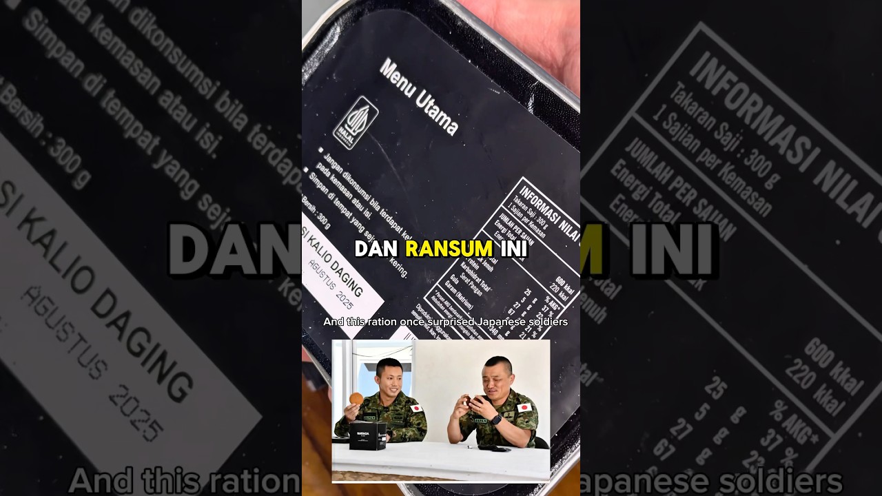Ransum makanan TNI, pernah coba? Rasanya enak loh  #tni #tentara #indonesia #makan #inspiration #fyp