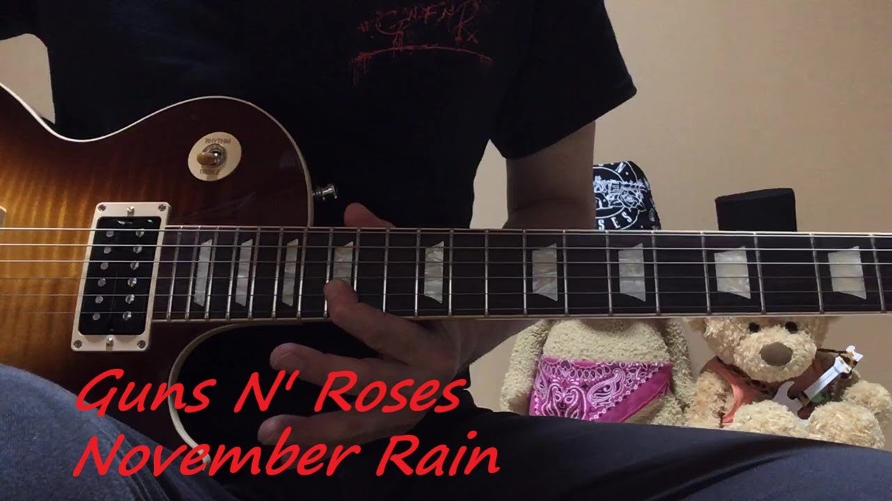 Guns N' Roses  Slash  November Rain  Guitar Cover