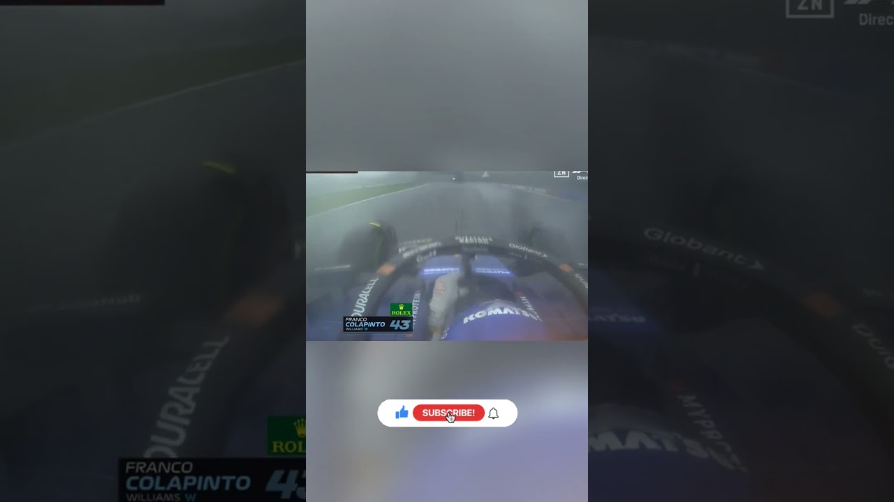 #F1 🏎️💥 Gran accidente de Franco Colapinto en Carrera Hoy 2024 Brasil