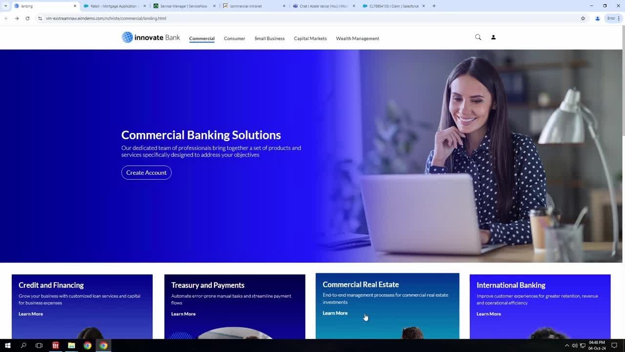 Use Case #1: Customer onboarding for Financial Services (OpenText Total Experience for FSI)