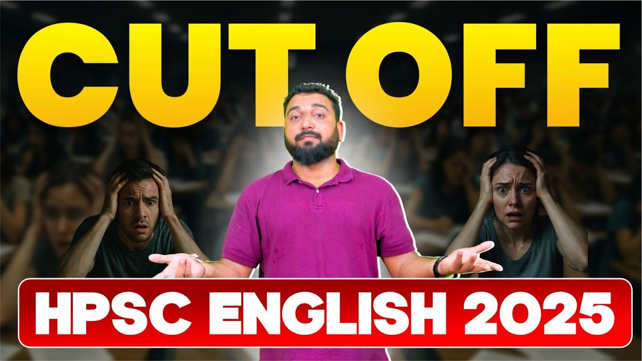 HPSC English 202 Cut Off | Vineet Pandey's Analysis | Screening Exam Expected Cutoff & Marks Live