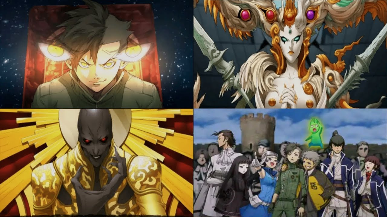Shin Megami Tensei IV Apocalypse (Citra): All Endings! | Reverofenola