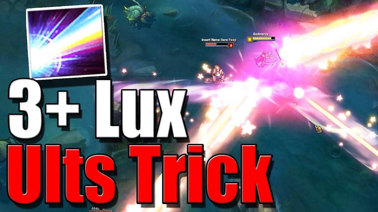3+ LUX ULTS TRICK | Hextech Protobelt - League of Legends (Glitch?)