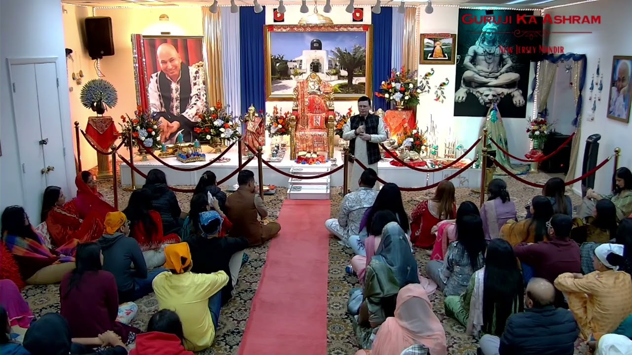 Satsang By Chawla Uncle- Guruji Ka Ashram - New Jersey - USA - Somerset Temple