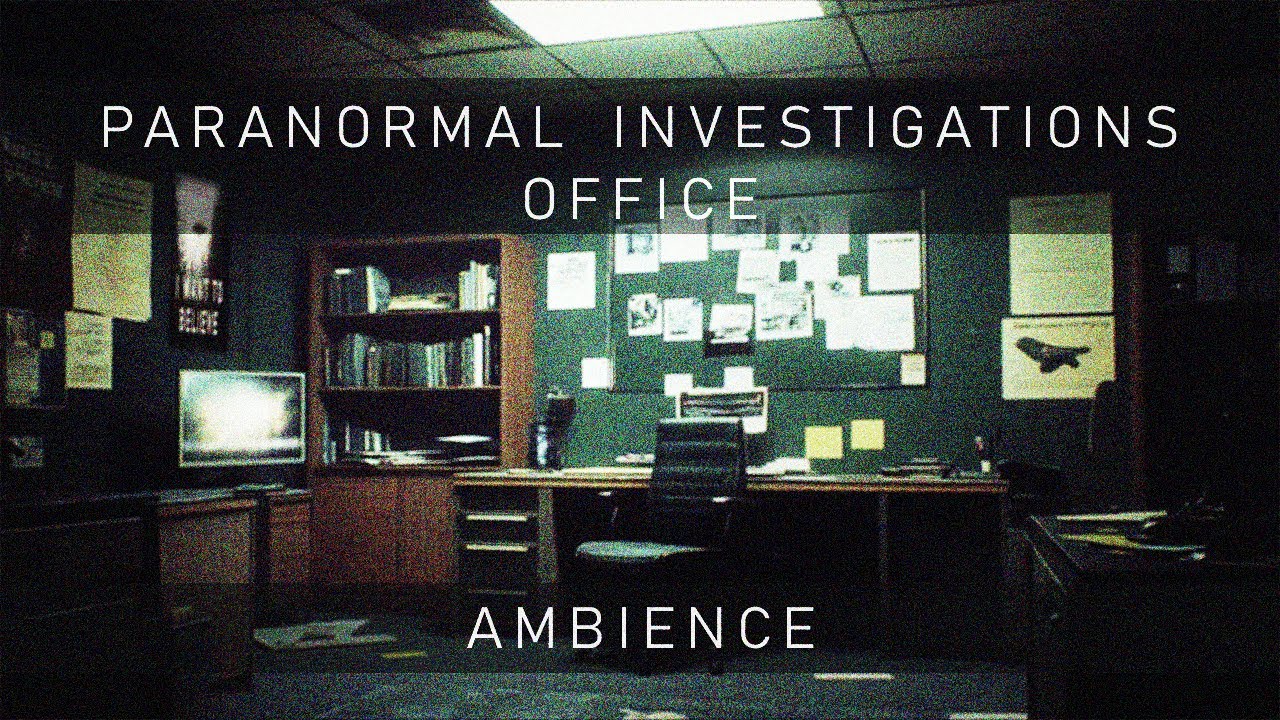 Paranormal Investigations Office Ambience | 90s FBI X-Files Atmosphere 👽📁