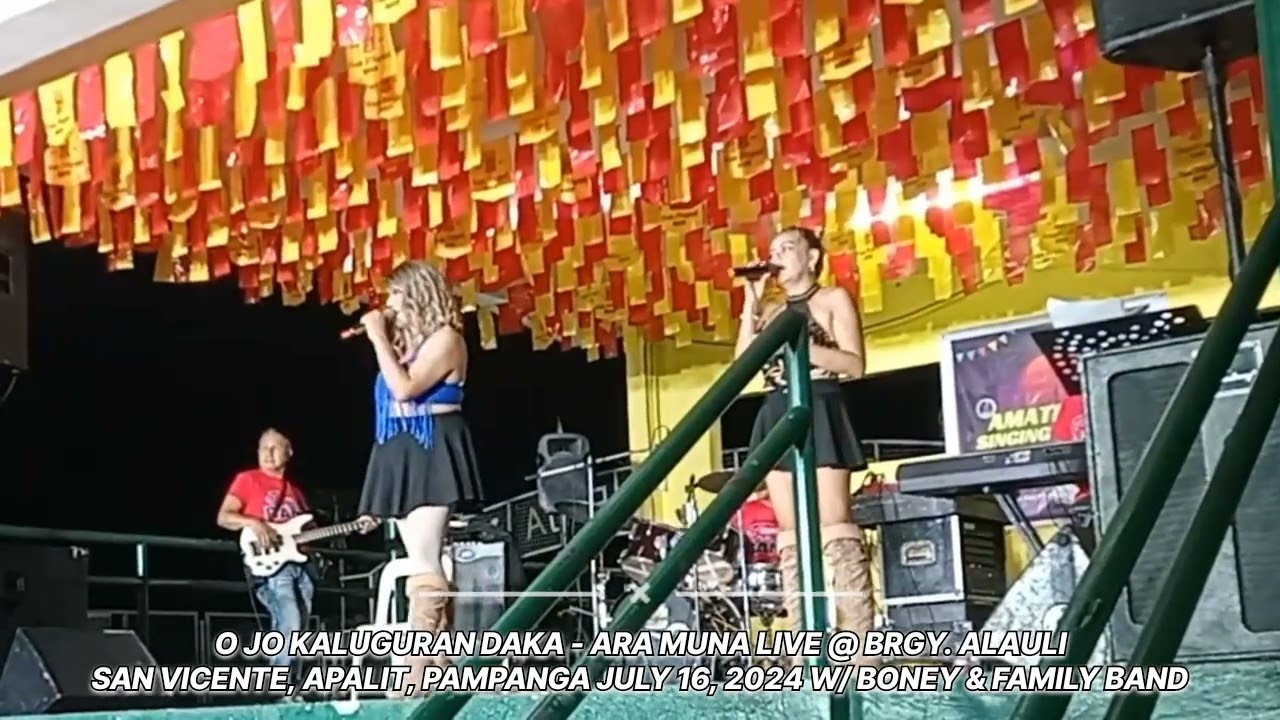 ARA MUNA Live BRGY. ALAULI APALIT