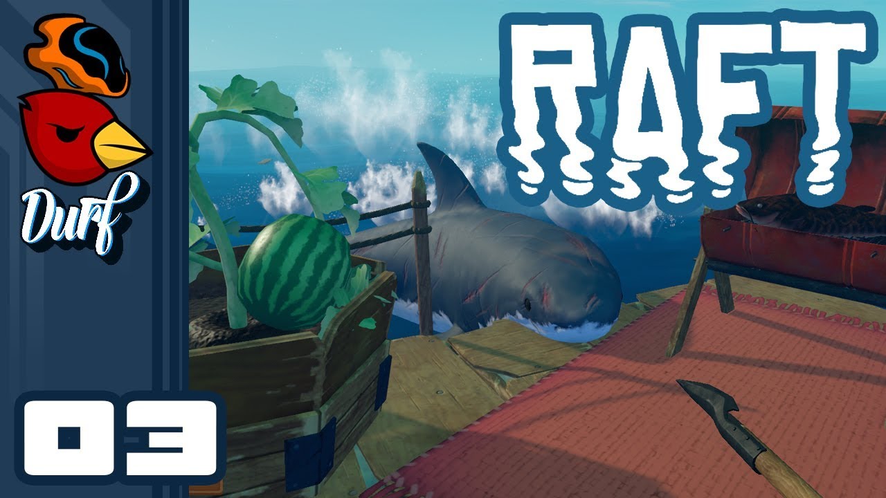 Let's Play Raft [Multiplayer] - PC Gameplay Part 3 - Sailing 101