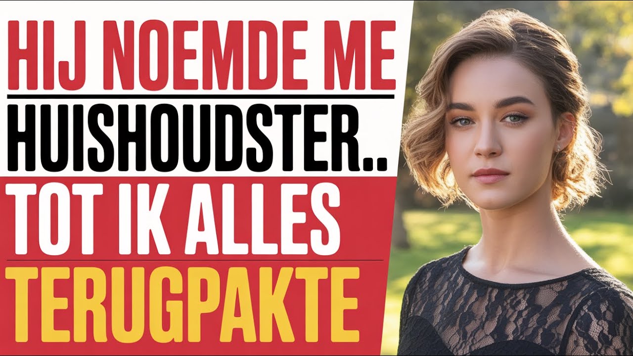 Mijn Echtgenoot Noemde Me Een Huishoudster En Stelde Zijn Vriendin Voor Als Zijn Vrouw