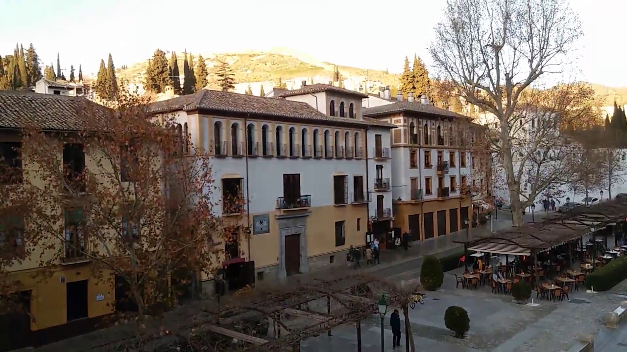 View of El Albaic&iacute;n, Granada using a drone