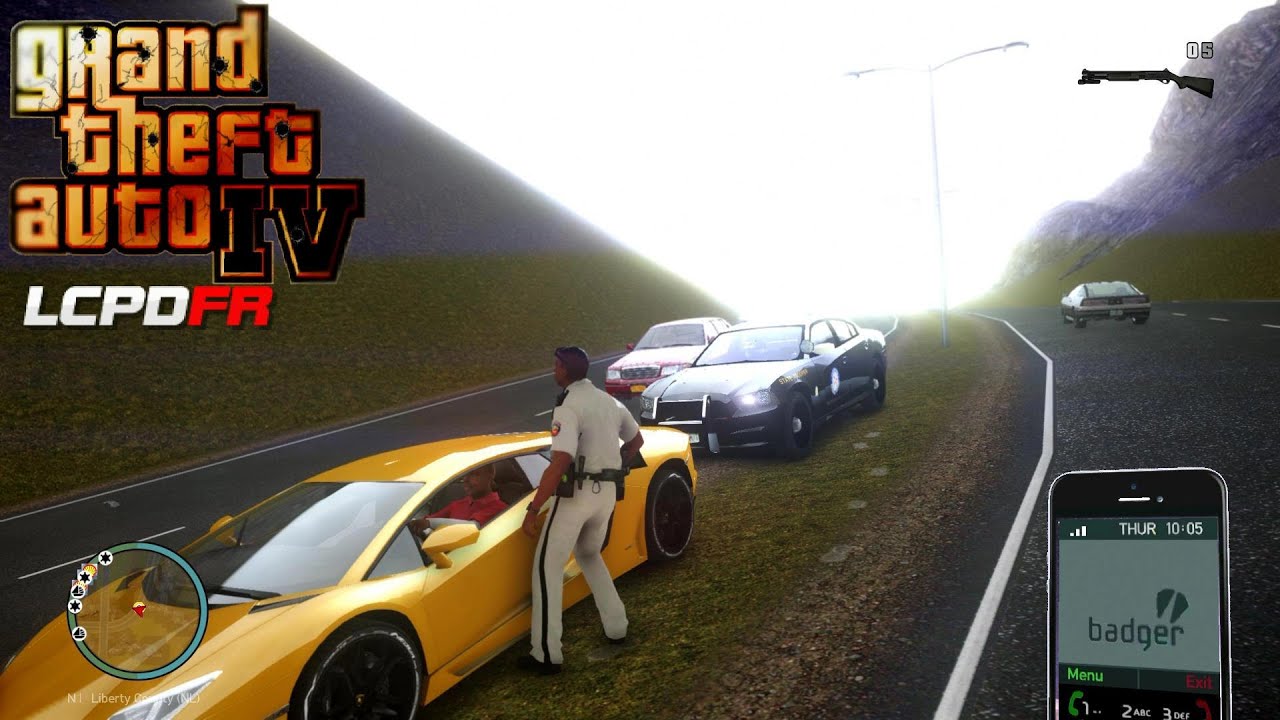 GRAND THEFT AUTO IV - LCPDFR 1.1 - EPiSODE 2 - FLORIDA HIGHWAY PATROL (FHP ) Countryside Mountains V