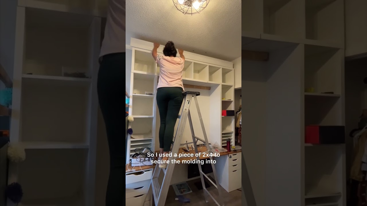 Сделать встроенный стол IKEA не так уж и сложно #ikeahacks #ikeadesk