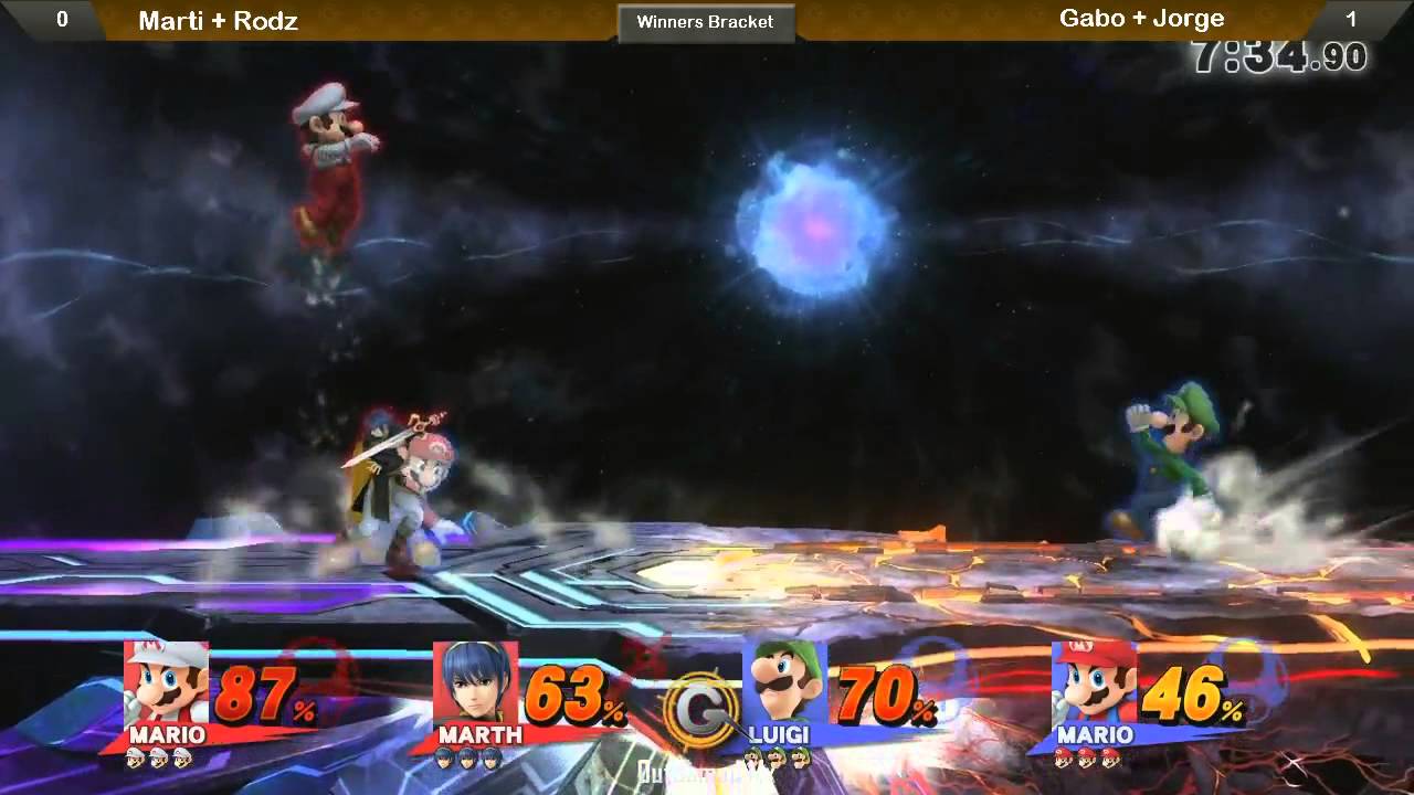 OutgamedMx BiWeeklies - V1 - Smash Bros for Wii U - Winners Bracket - Marti + Rodz vs Gabo + Jorge