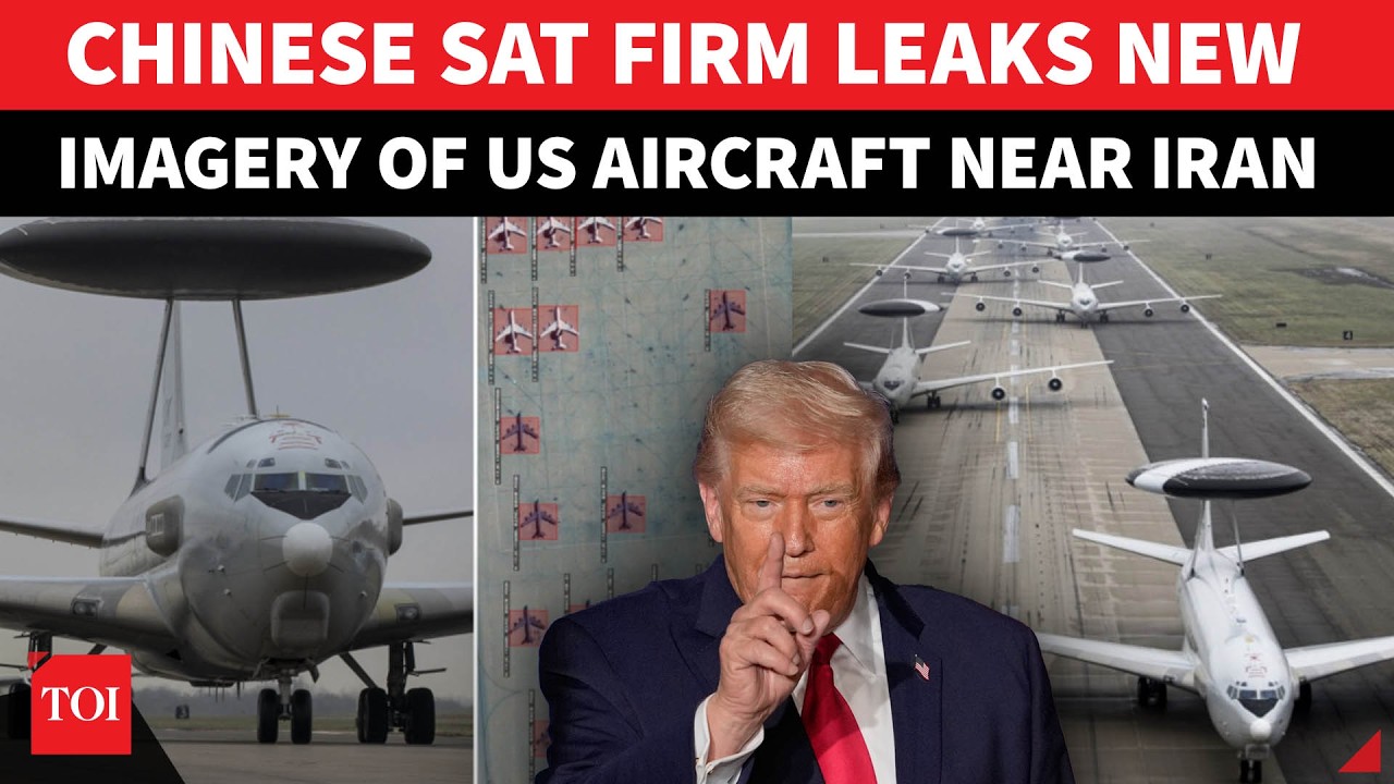 China Leaks Imagery Of U.S. Air Force Deployment Near Iran; Fighters, AWACS, Tankers Spotted | WATCH