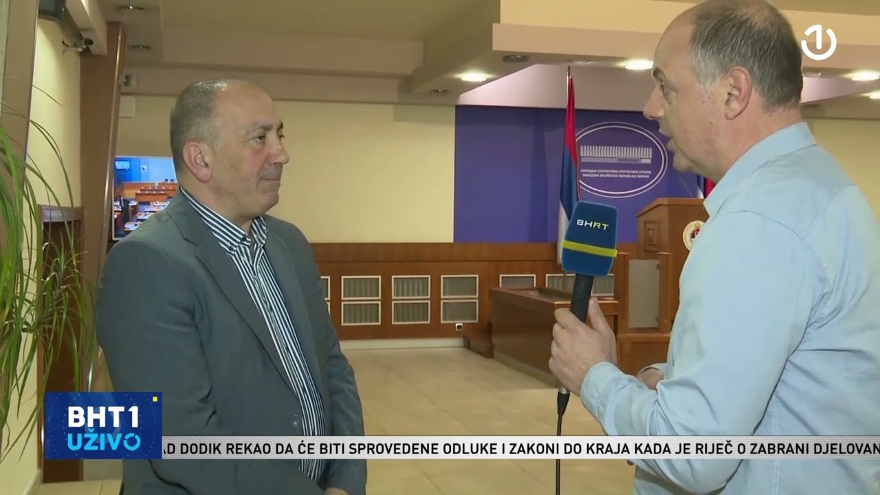 Gost BHT1 Uživo bio je Igor Crnadak, zastupnik u NSRS (PDP)