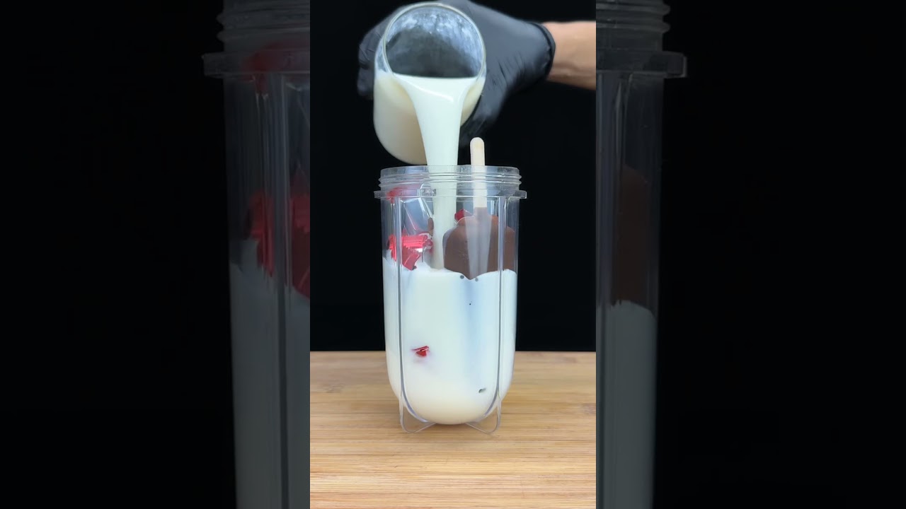 #KitKat smoothie  ASMR#
