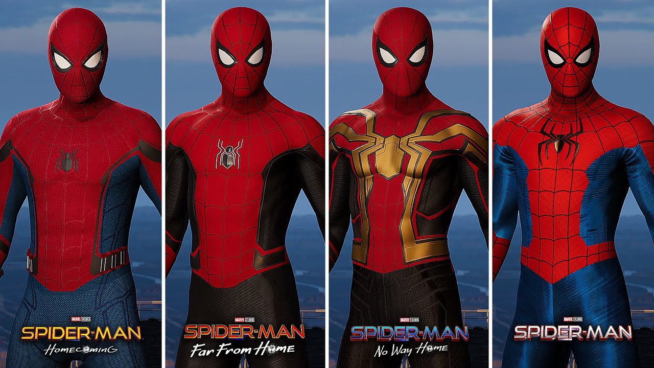 Spider-Man PC - MCU Tom Holland Suits (All Mods)