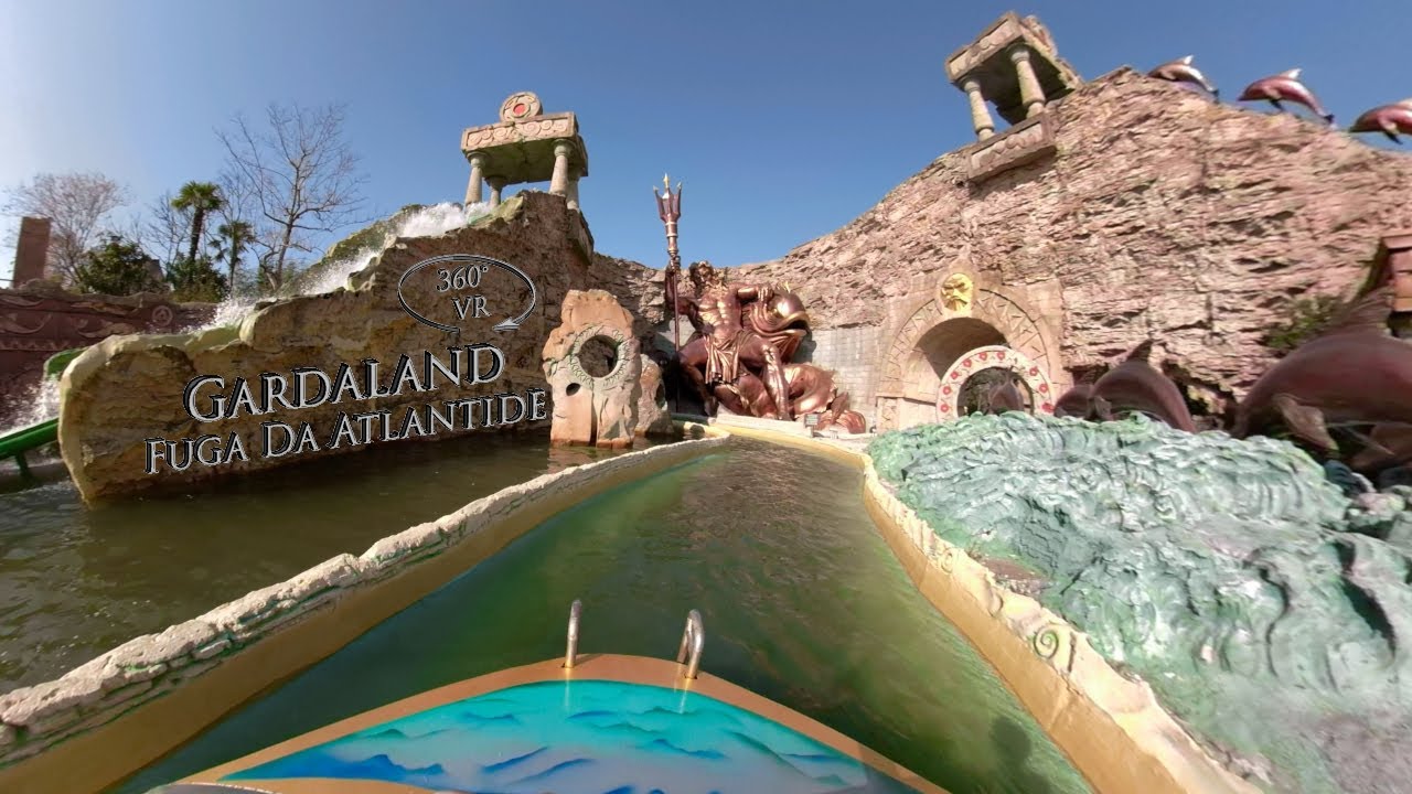 Gardaland Fuga Da Atlantide 360° VR POV Onride