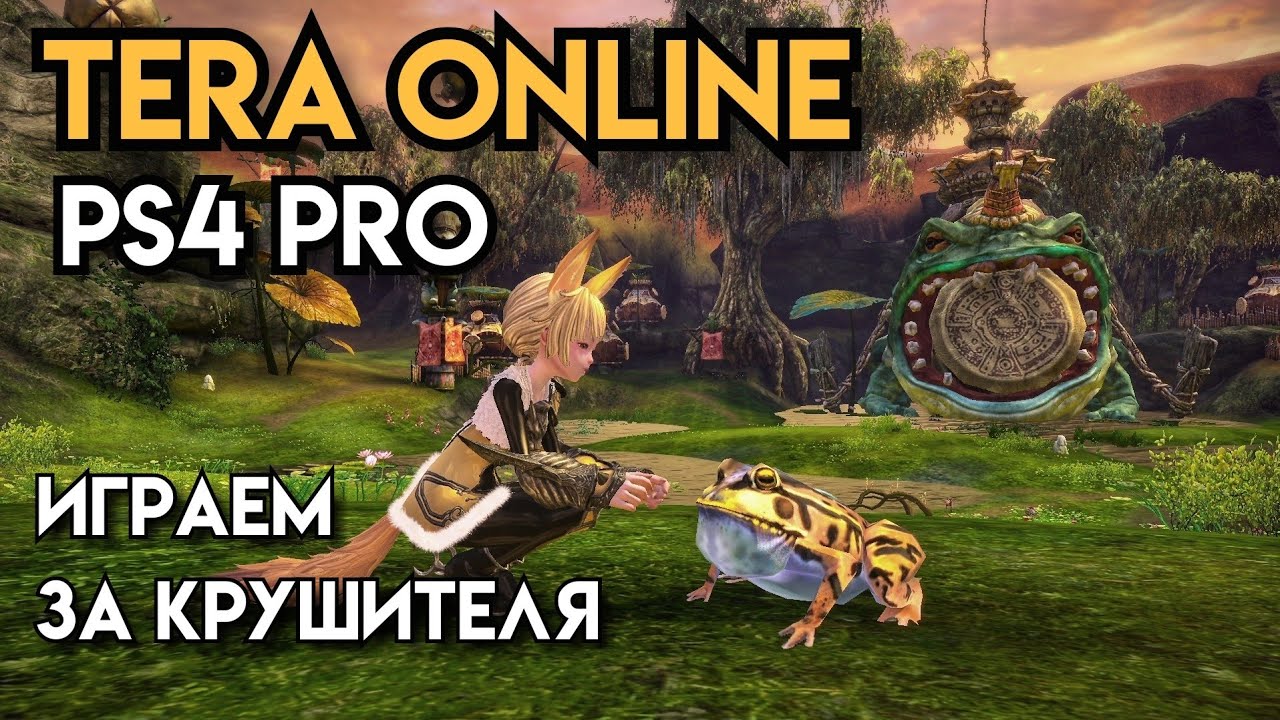 TERA online (Ps4 Pro) 》Open beta 》Крушитель 1-11 lvl