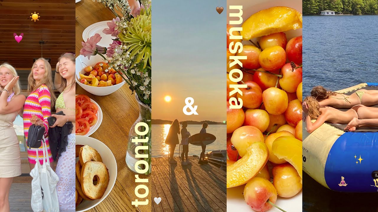 Торонто и Мускока в июле ☀️ | потрясающая еда, коттедж и свидания