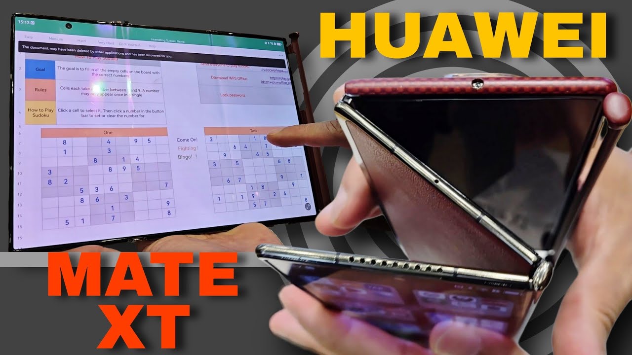 Обзор Huawei Mate XT Tri-Fold — невероятные впечатления!