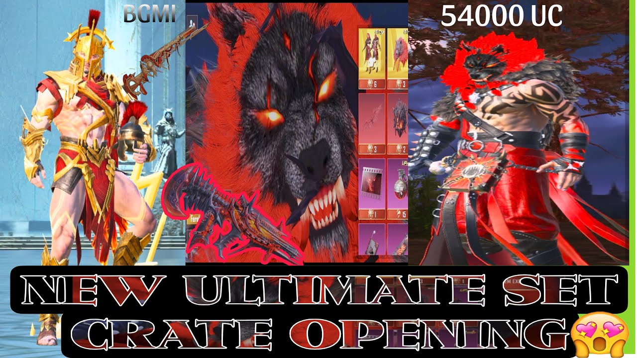 New Ultimate SPARTAN KING SET & Feral Ravager Set MAX Crate Opening | Abyssal Howl - AUG Max (Lev-7)