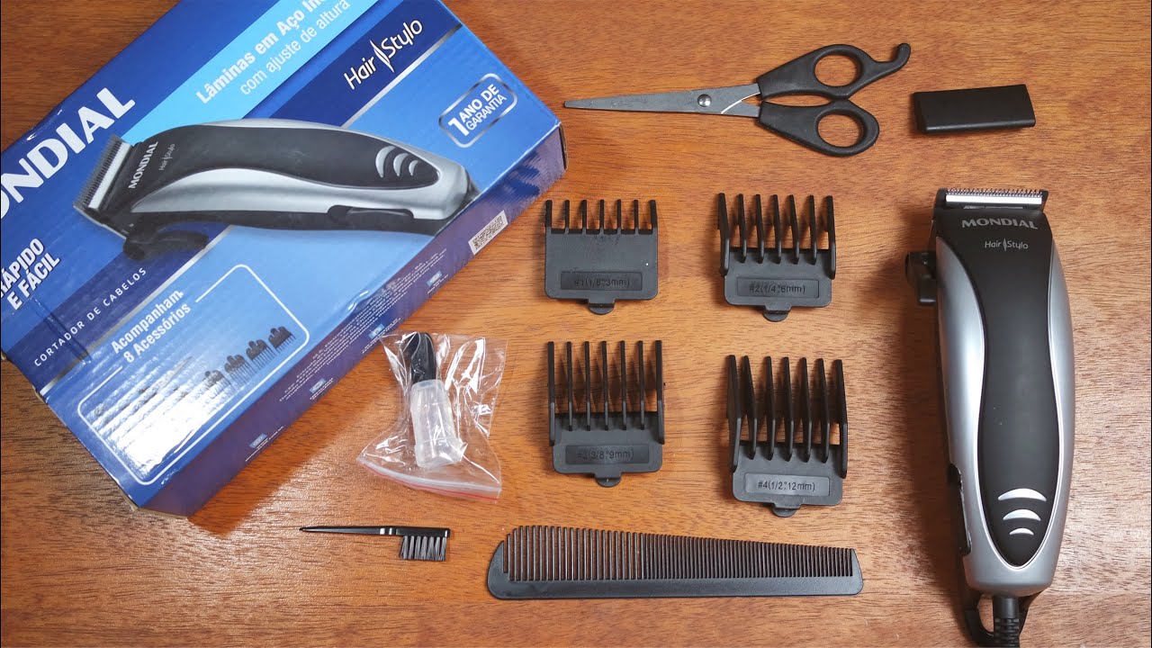 CORTADOR DE CABELO MONDIAL HAIR STYLO CR-02 | MÁQUINA PARA CORTAR CABELO NA QUARENTENA!