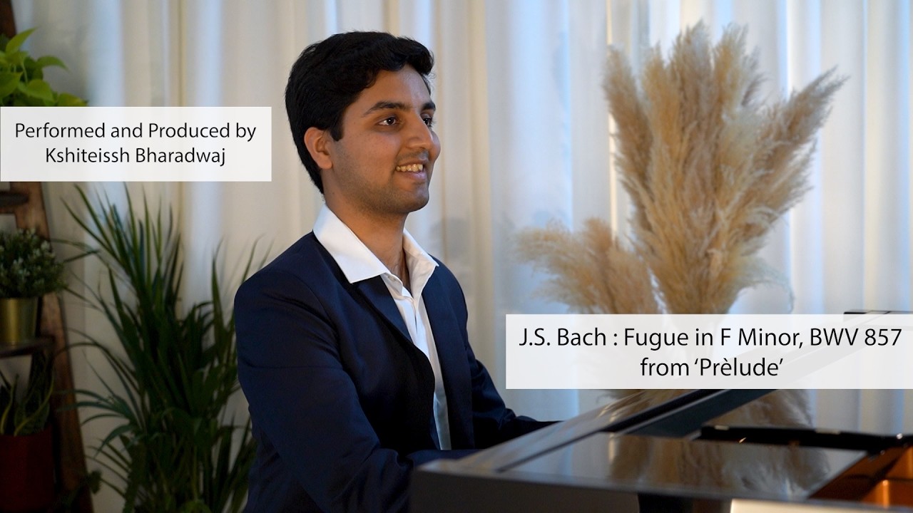 J.S. Bach - The Well-Tempered Clavier, Book I: Fugue in F Minor, BWV 857 | Prèlude | Music Video