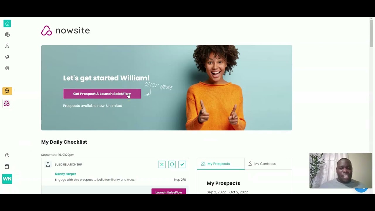 Nowsite Unlimited | Nowsite SalesFlow Live demo! |