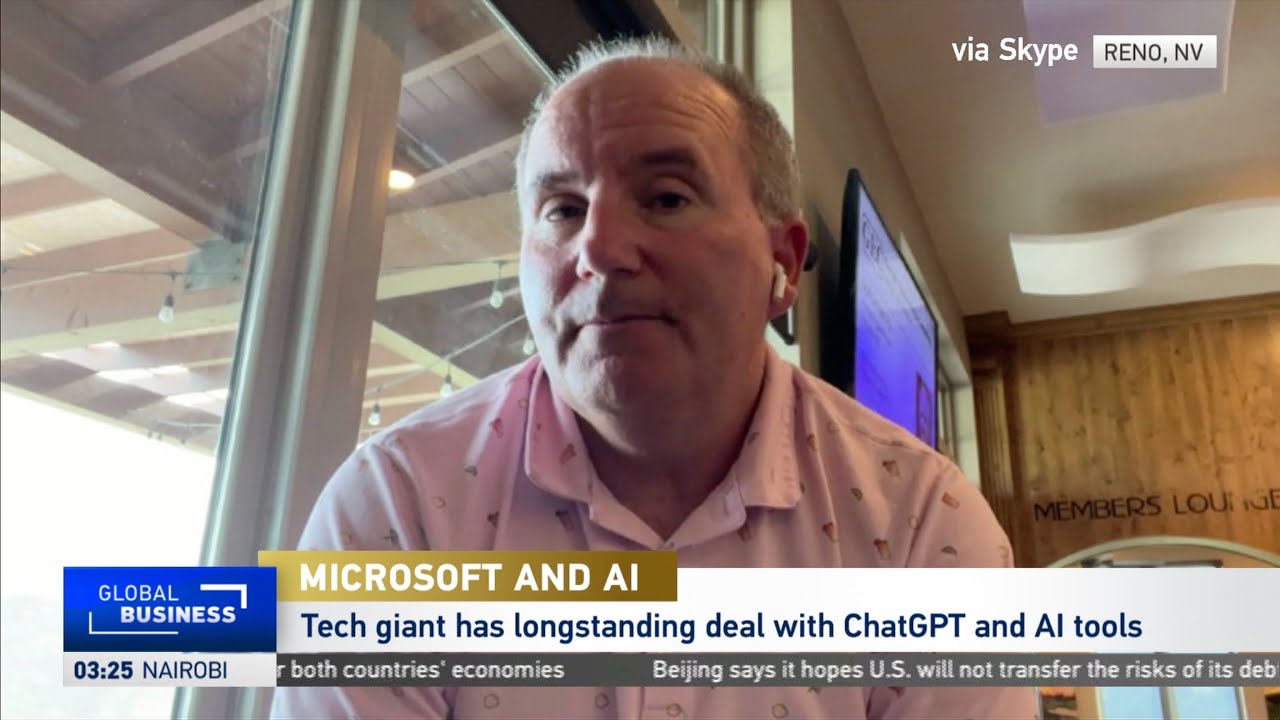 Global Business: Microsoft takes AI into its future plans