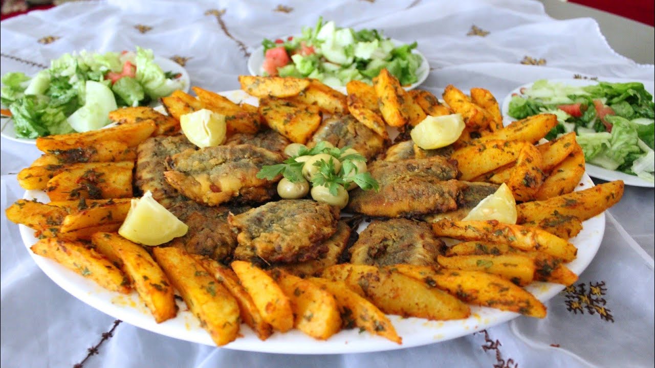 وجبة صحية سهلة جدا في التحضير:سردين مقلي بدون زيت لذيذجدا وبطاطس بتتبيلة رائعة  .. 😋