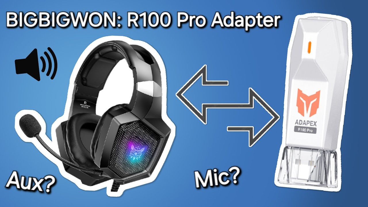 Microphone And Aux Port Work? (Adapex R100 Pro Controller Adapter) - BIGBIGWON