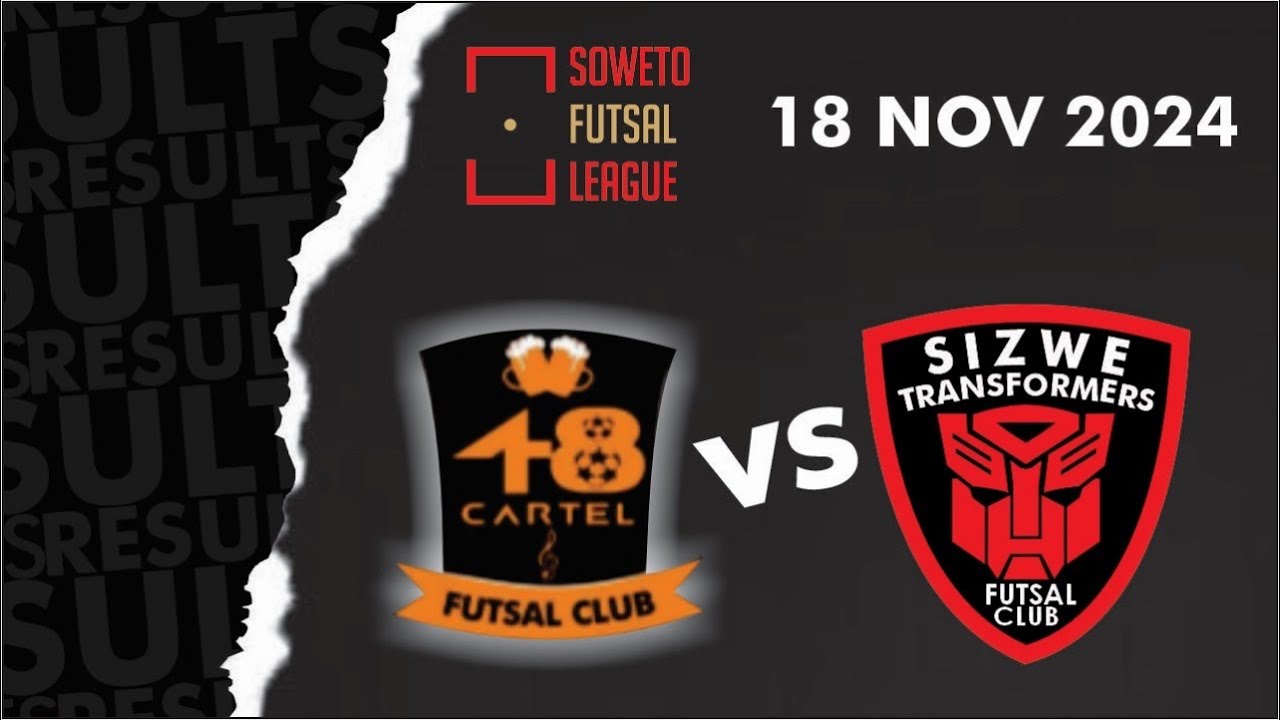 First Half: 48 Cartel (Blue) vs Sizwe Transformers (Black)
