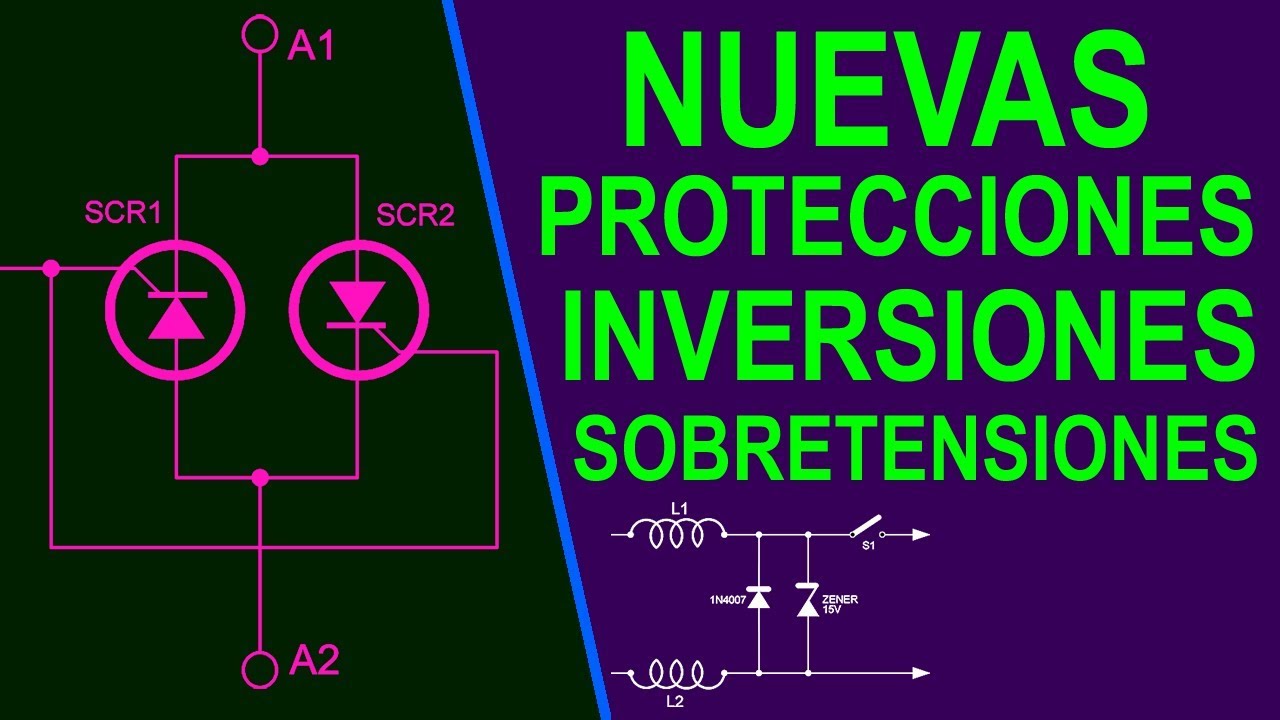 Nuevas protecciones contra inversión de polaridad y sobretensión