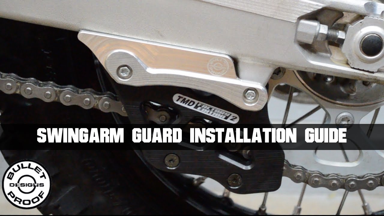 How To Install | Husqvarna Swingarm Guard | Bullet Proof Designs