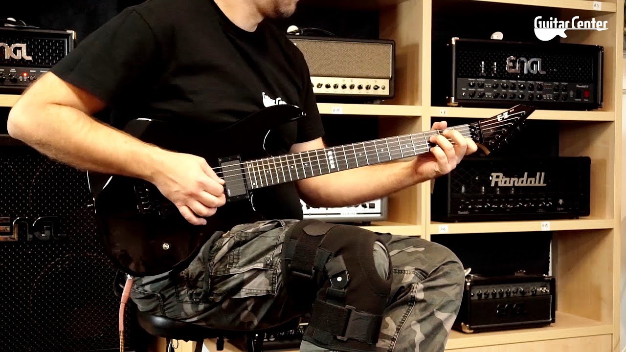 ESP E-II M-II NECK THRU BLK | TV Guitar Center