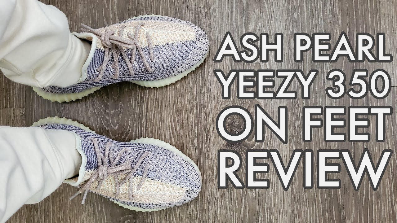 Adidas Yeezy Boost 350 v2 Ash Pearl On Feet Review (GY7658)