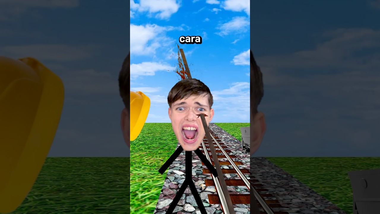 Palo Atraviesa Cara De Un Hombre