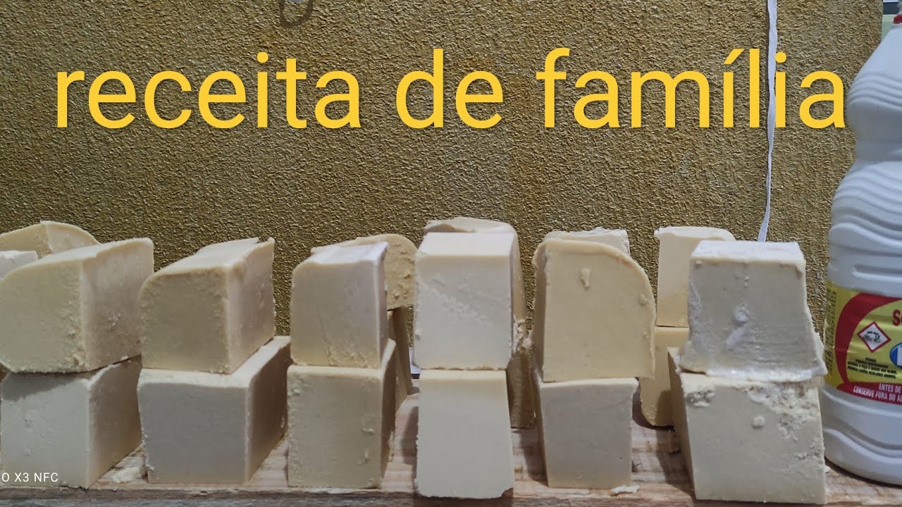 sabão caseiro SODA LÍQUIDA receita de mamãe