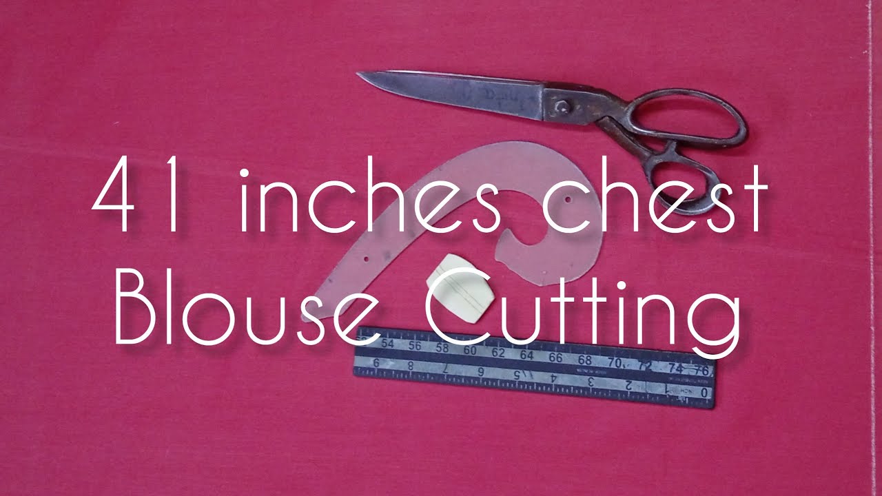Four Dart (41 inches Chest) Puffy Sleeve blouse Cutting tutorial
