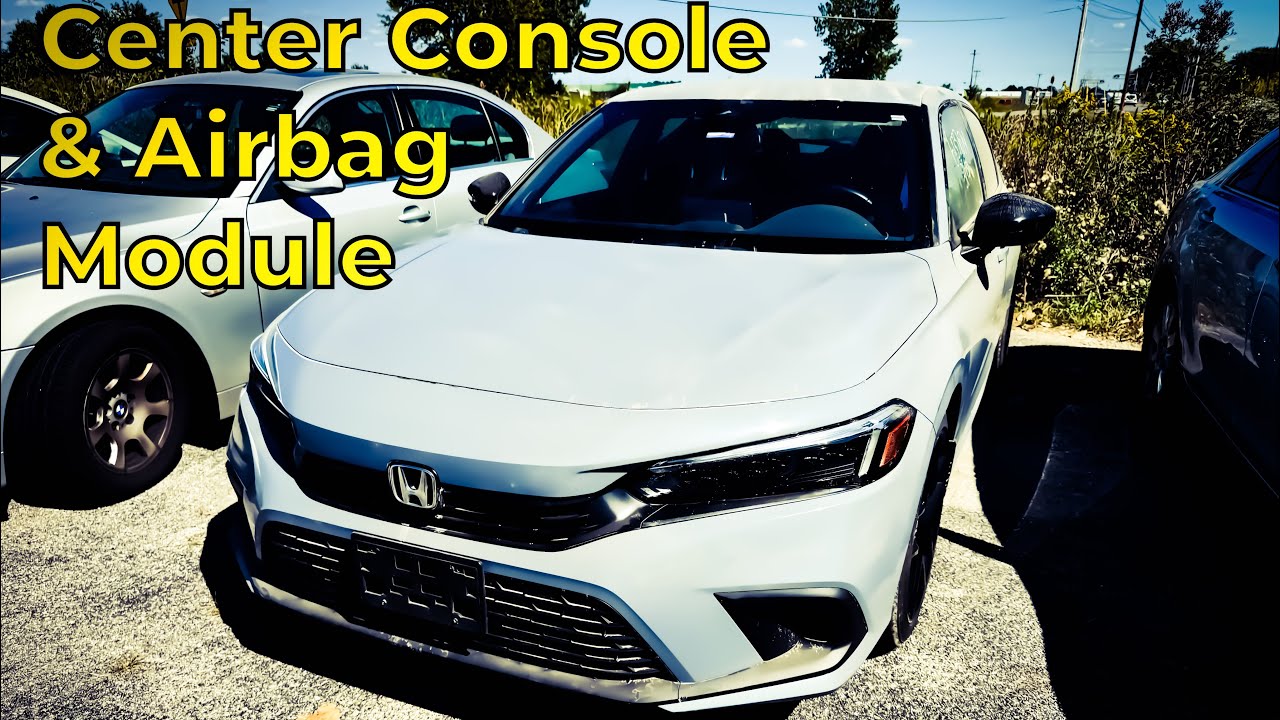 Honda Civic Center Console & Airbag Module Removal 2022-2025