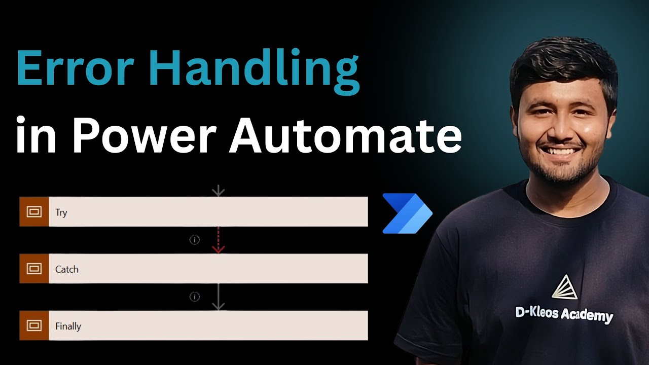 Обработка ошибок в потоках Power Automate с участием Джея Пателя.