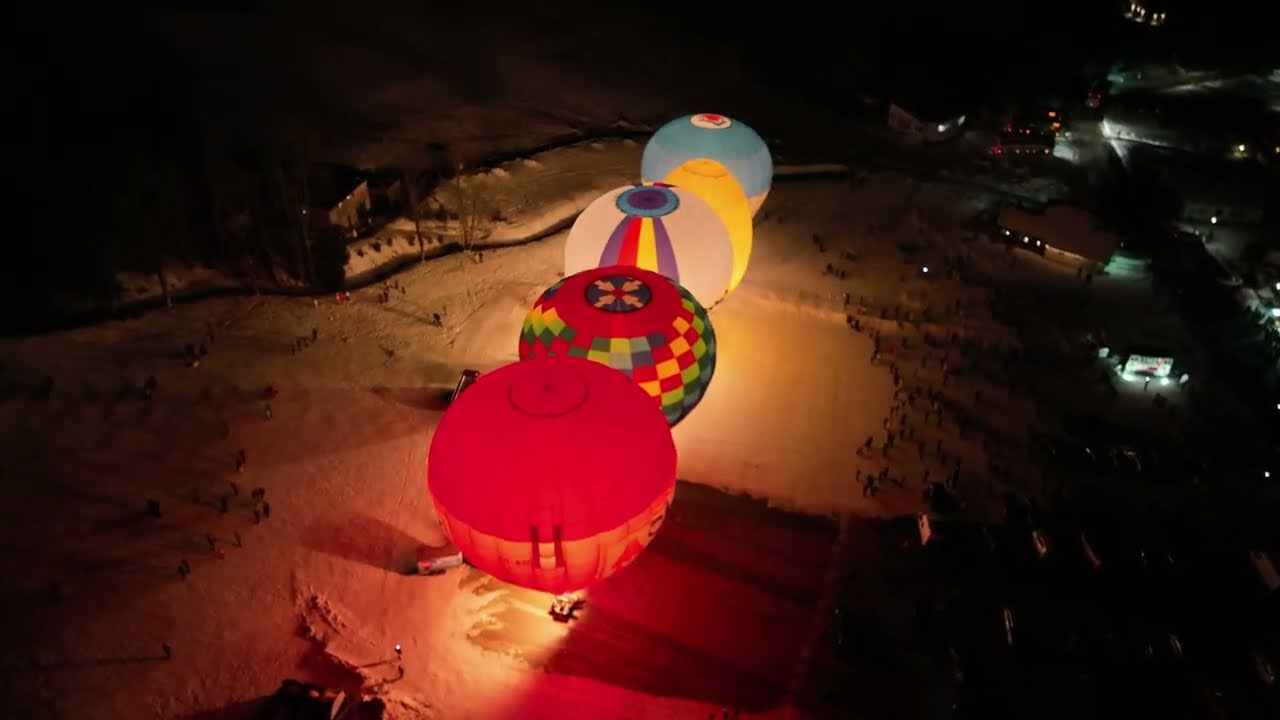 Ballonglühen Jungholz 2025 | Original Musik und Glut in der Nacht als wäre man selbst in Jungholz